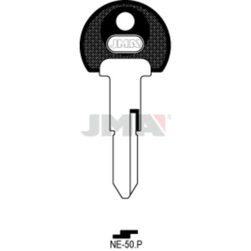 Chei Otel Plastic Negru NE-50.P